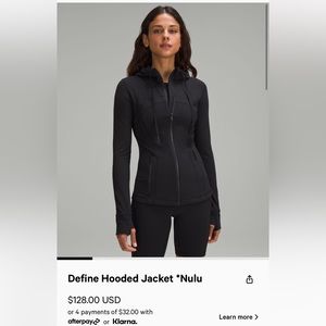 Lululemon Define Hooded Jacket Nulu